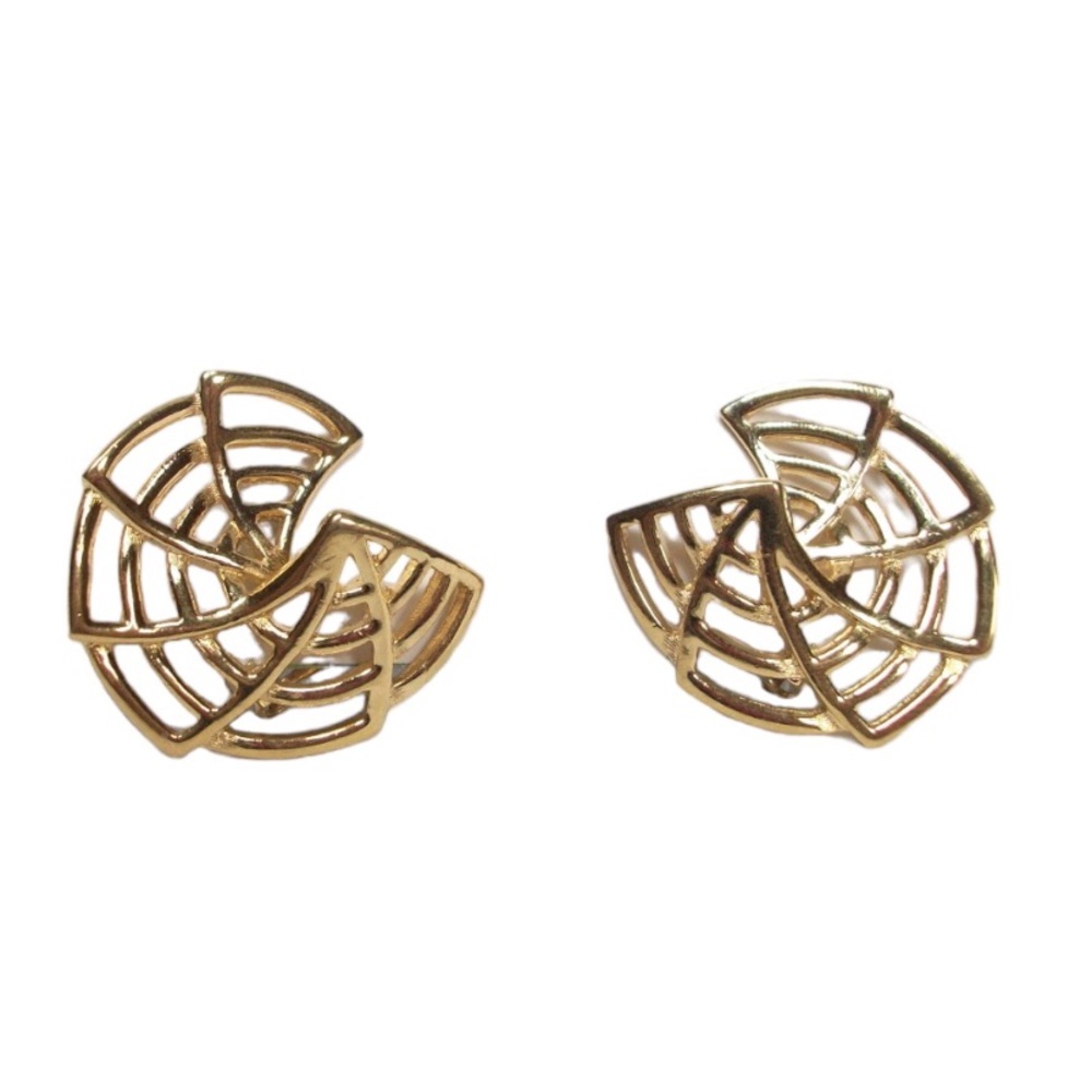 AUTHENTIC Givenchy gold clip-on earrings